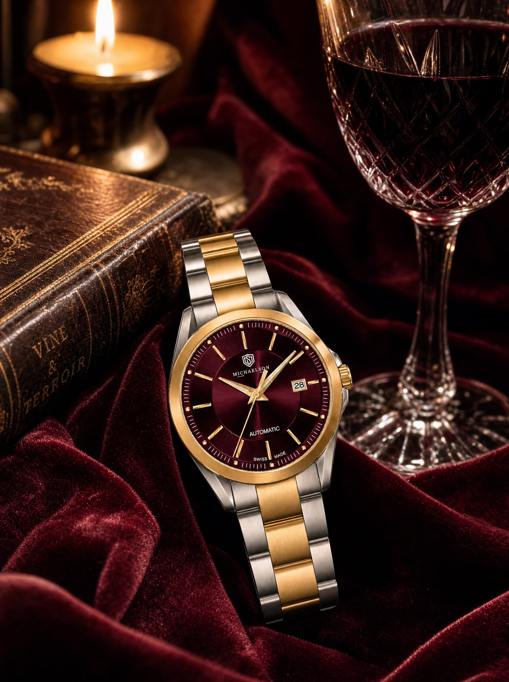 Classic Automatic — Burgundy