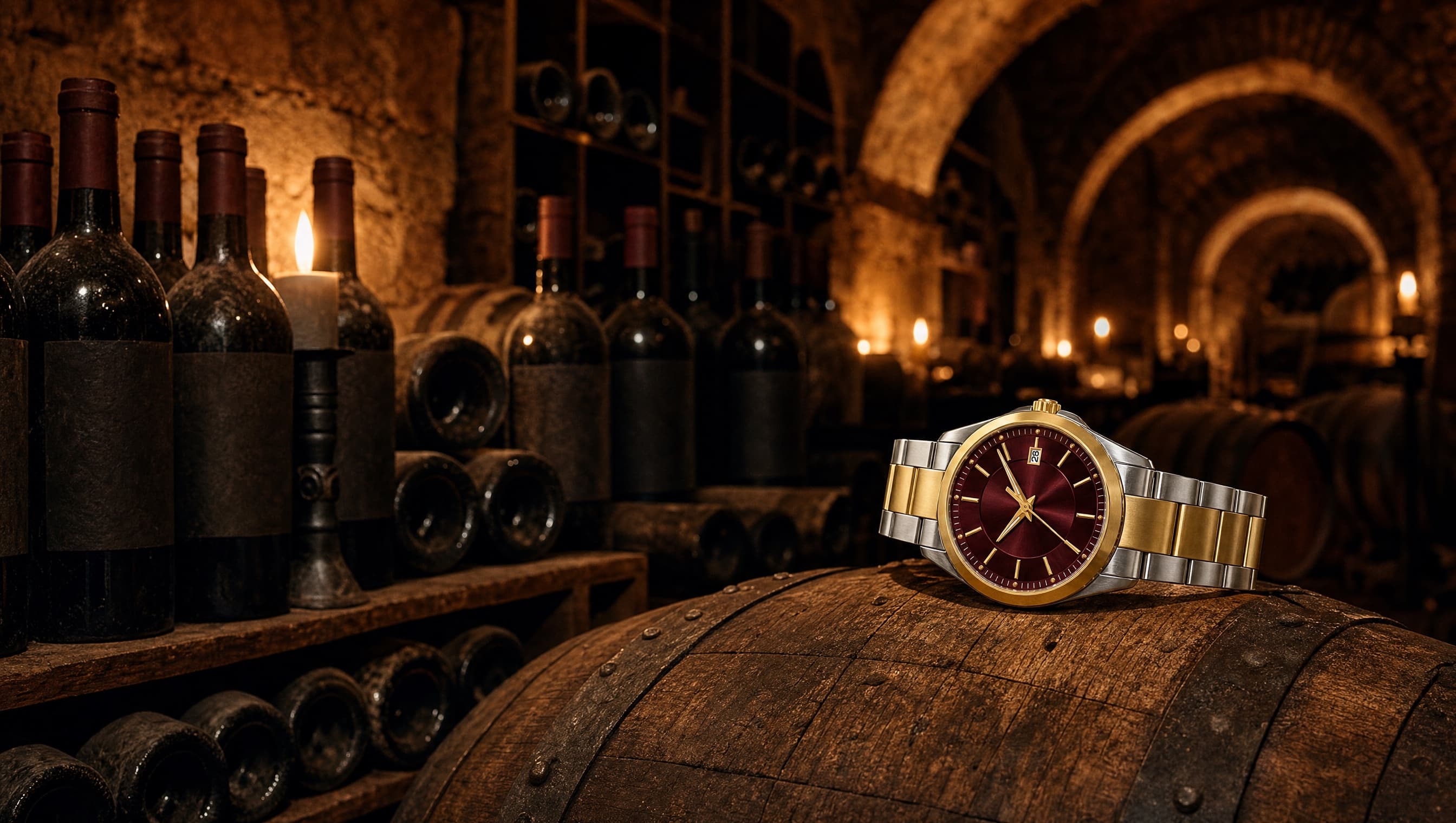 Classic Automatic — Burgundy