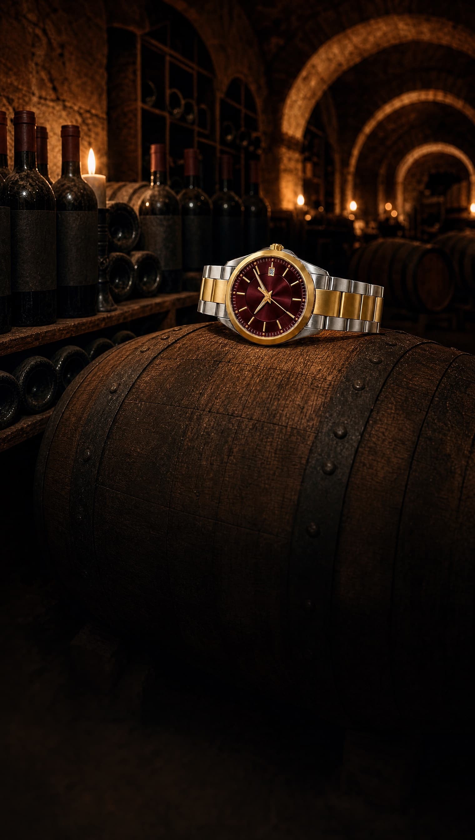 Classic Automatic — Burgundy