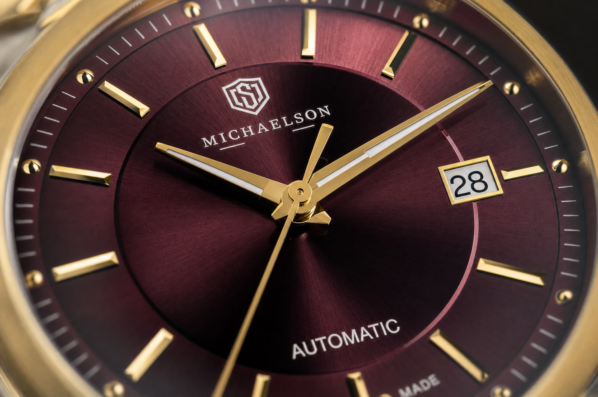 Classic Automatic — Burgundy — detail 3